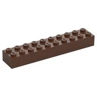 Brick 2 x 10 / Brown