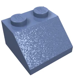 Brick Sloped 45° 2 x 2 / Sand Blue