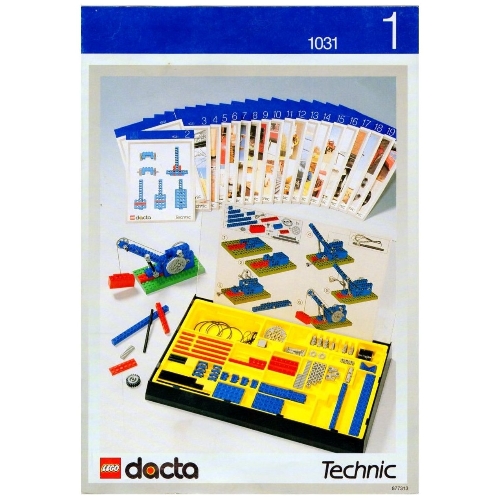 Lego Activity Booklet 1 - Parts Tray Organizer Card - Set 1030 / [No Color/Any Color]