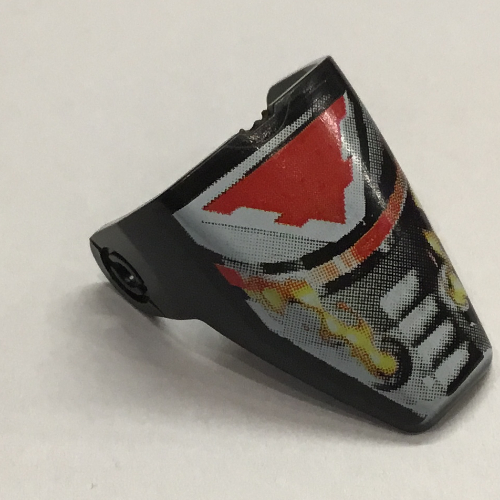 Lego Large Figure Visor / Limb Cover, Armour with The Boss Print
