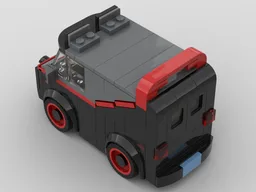 Compacted racer - Baracus' van from A Team