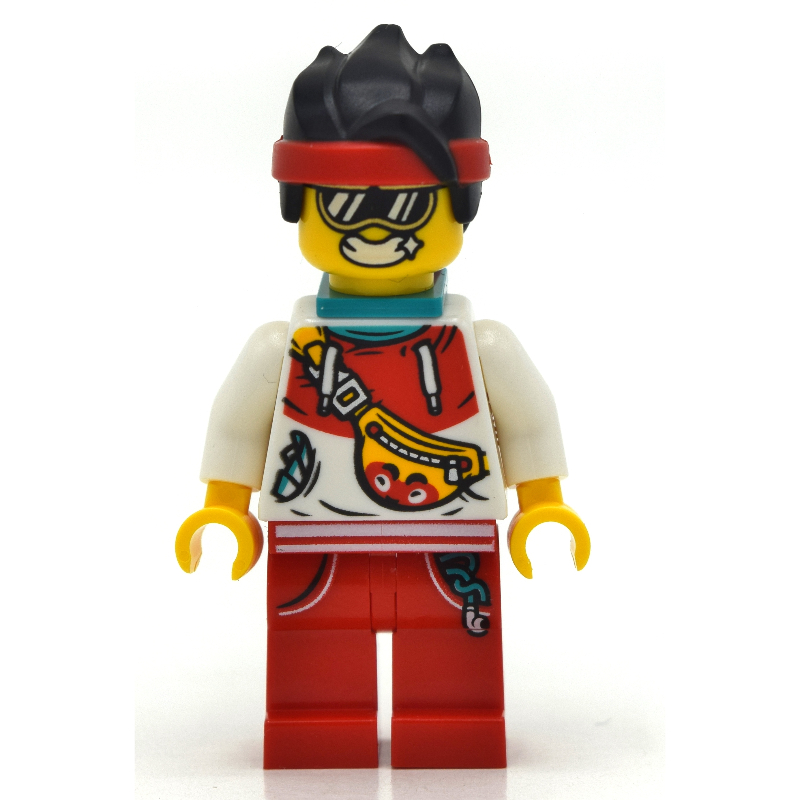 Lego Monkie Kid, White Hoodie. Neck Bracket