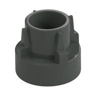 Lego Technic Driving Ring Extension, 4 Ridges / Pearl Dark Gray