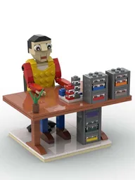 Lego fan table