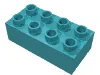 Duplo Brick 2 x 4 / Medium Azure