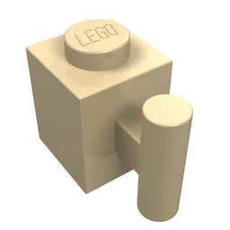 Brick Special 1 x 1 with Handle / Tan