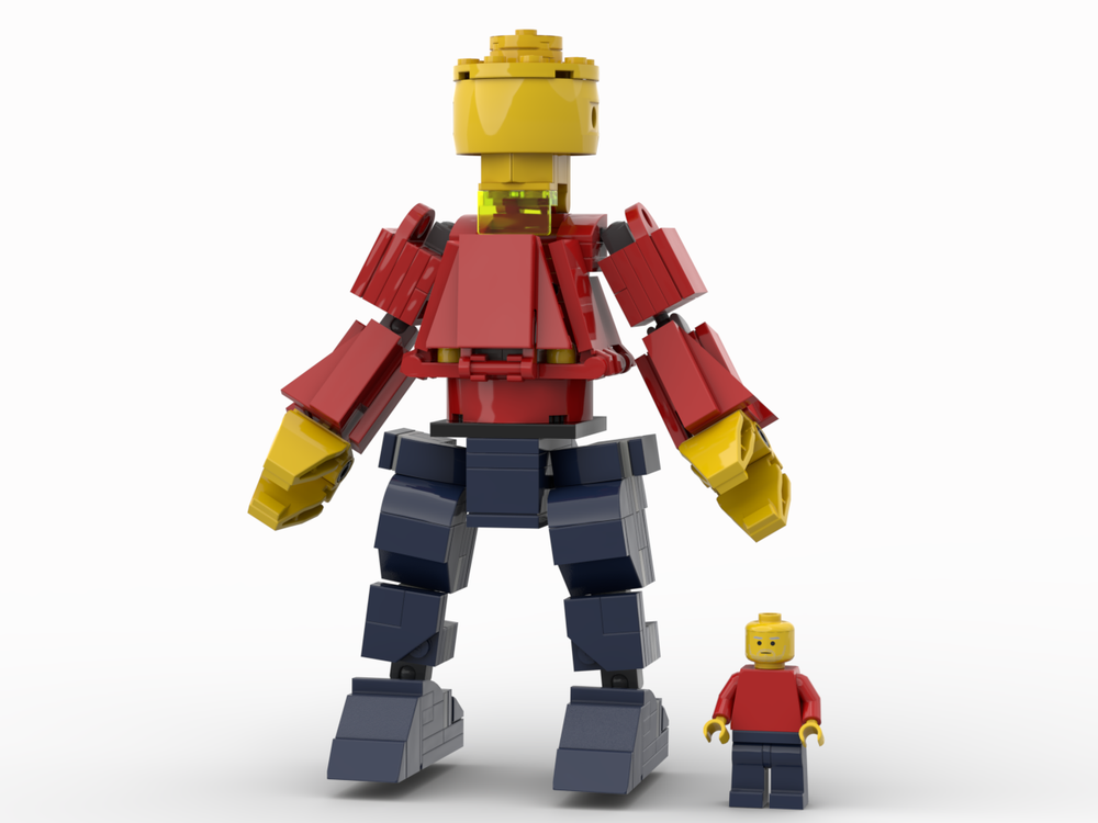 Lego minifigure mech