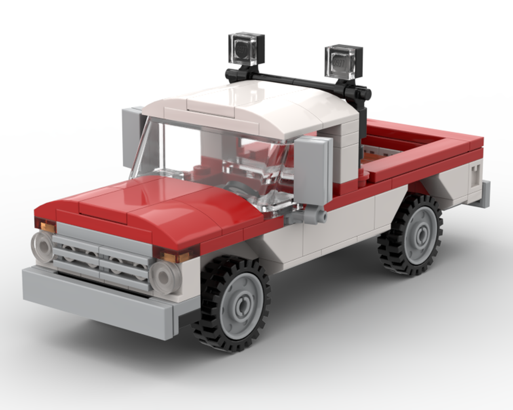 Lego 1970s Ford F-series Truck From The Movie Grand Theft Auto (1977)