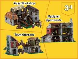 10332 3in1 - Medieval builindgs pack 3