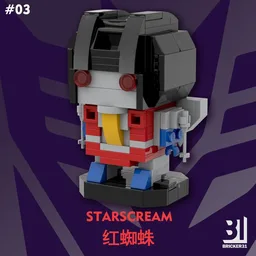 MOC - Brickheadz STARSCREAM