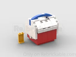 WALL-E's Lunchbox Cooler (Modification of MOC-84186)