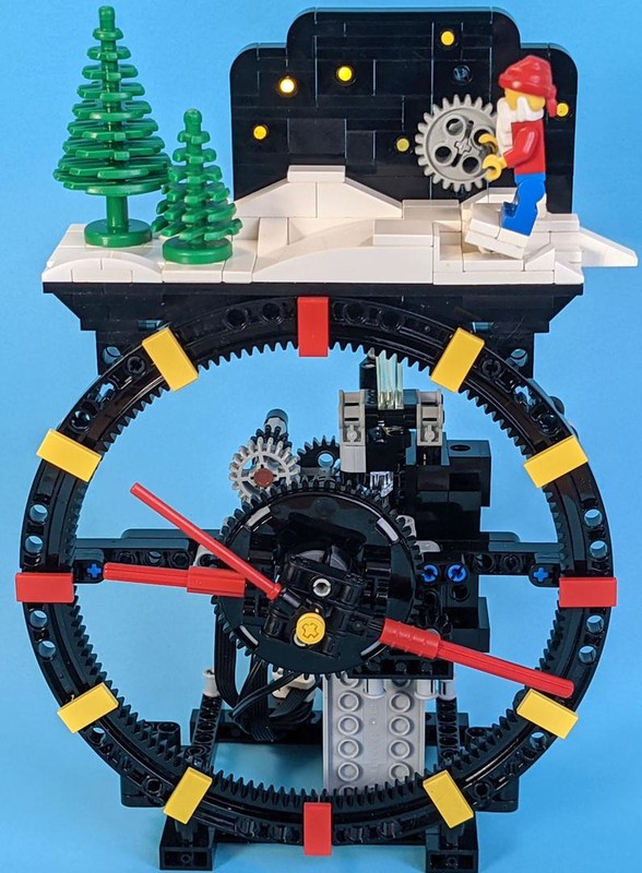 Lego Santa Clock