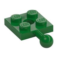 Lego Plate Special 2 x 2 with Towball and Hole / Green