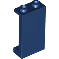 Panel 1 x 2 x 3 [Side Supports / Hollow Studs] / Dark Blue