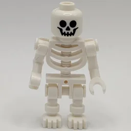 Skeleton, Standard Face, Bent Arms, One Vertical and One Horizontal Hand Clips, 78132 Torso