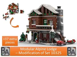 Modular Alpine Lodge - Modification of Set 10325