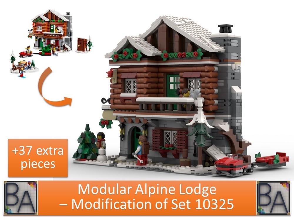 Lego Modular Alpine Lodge - Modification of Set 10325