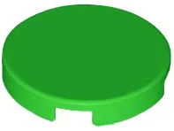 Tile Round 2 x 2 with Bottom Stud Holder