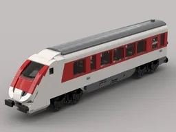 Intercity control wagon from the German Federal Railroad