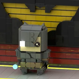 Heavy armored damaged Batman