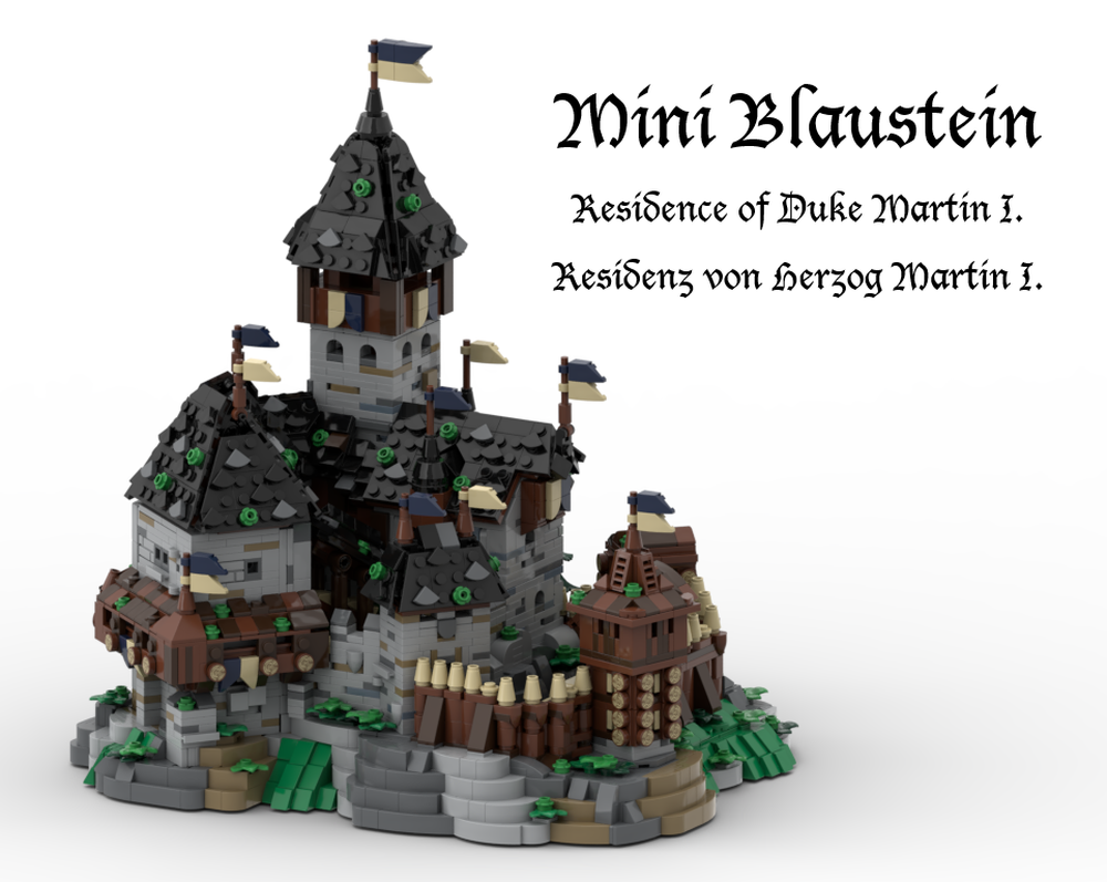 Lego Mini Blaustein Castle - Residence of Duke Martin I. (Version 6.1)