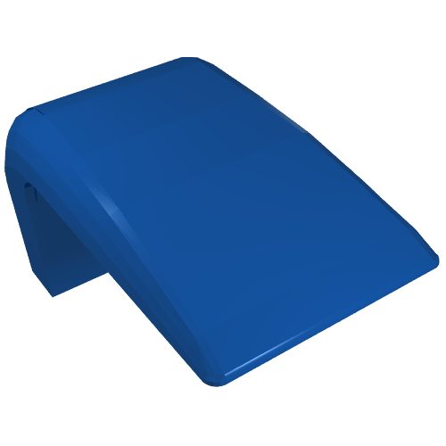 Lego Fabuland, Car Roof, Fixed Curve / Blue