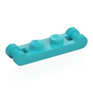 Lego Plate Special 1 x 2 with Handles on Ends / Medium Azure