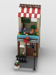 31105 Alternate build Bird Shop with Garden