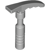 Lego Tool Ice Axe [3-Rib Handle] / Light Bluish Gray
