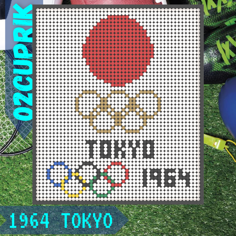 Lego Tokyo 1964 Olympic Poster
