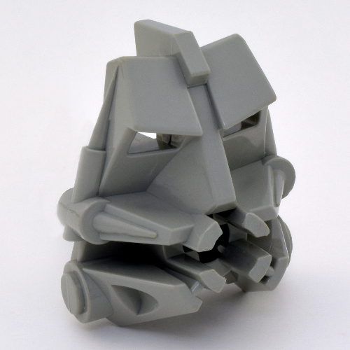 Lego Large Figure Head Connector Block 3 x 4 x 1 2/3 / Light Gray