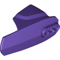 Lego Large Figure Limb Cover, Size 6, Armor with Ball Joint Socket / Dark Purple