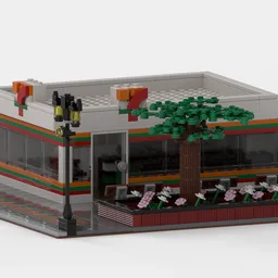 7-11 and Flower Bed Mini Modular