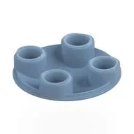 Plate Round 2 x 2 with Rounded Bottom [Boat Stud] / Sand Blue