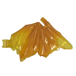 Creature Body Part, Wing, Crystalized with Marbled Pearl Gold Pattern / Trans-Yellow