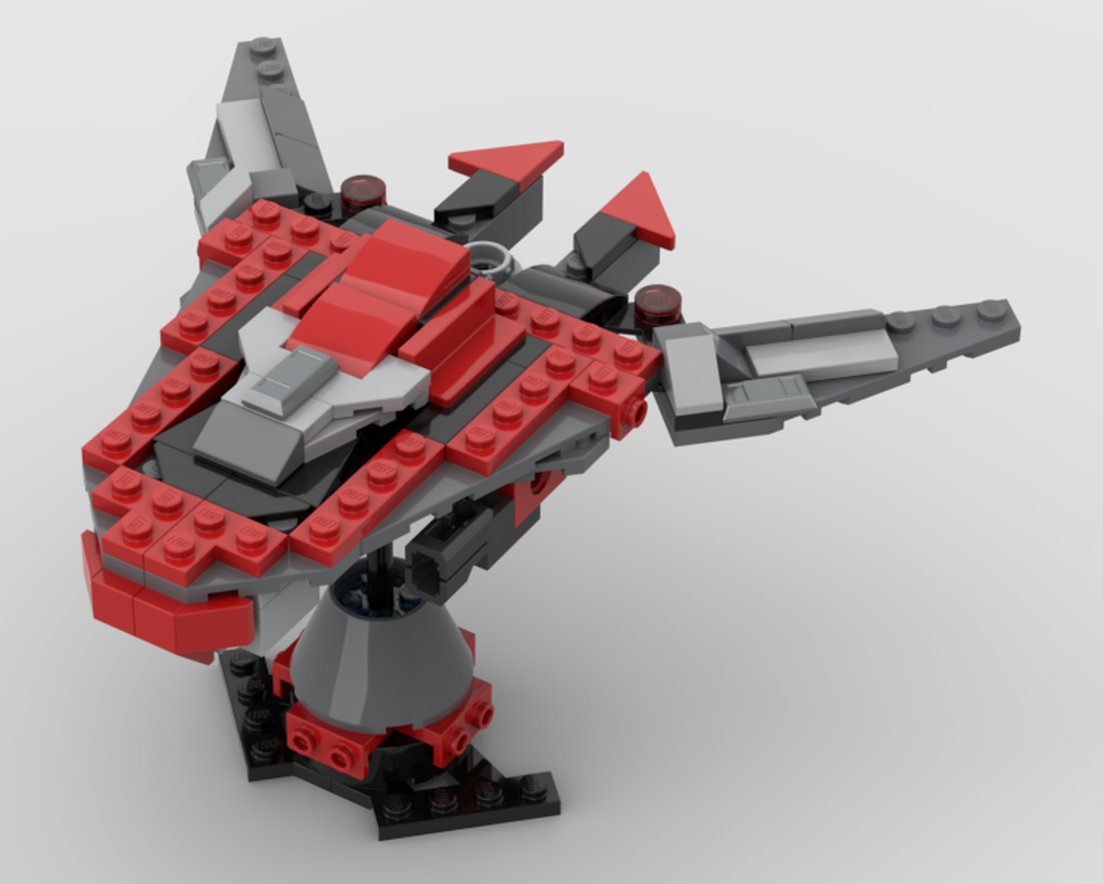 Lego Captain America's Red Wing Drone Display - Alt build for set 76292
