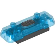 Light and Sound Brick 2 x 6 / Trans-Dark Blue