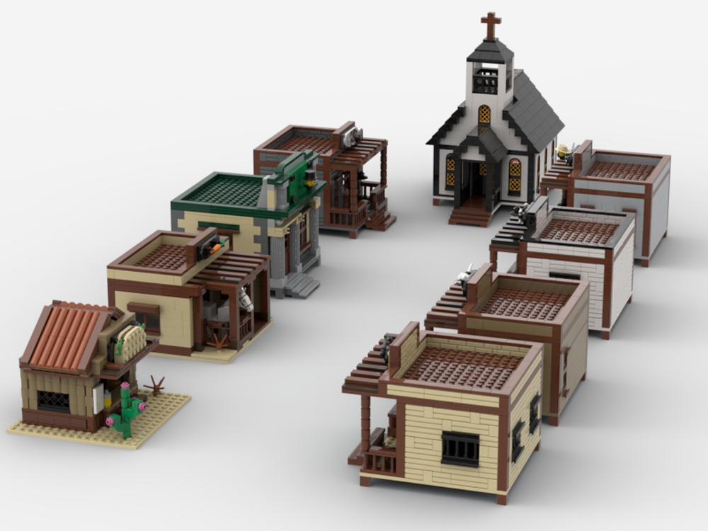 Lego Small Western Town Bundle