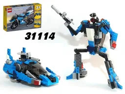 Transformer Speedboat from LEGO Creator 31114: Superbike