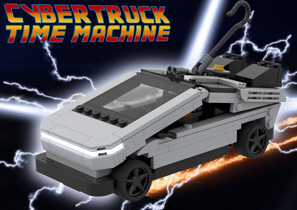 Lego Cybertruck Time Machine – BttF
