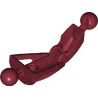 Lego Large Figure Skeletal, Limb, with 2 Ball Joints, and 1 Hole (Toa Nuva) / Dark Red