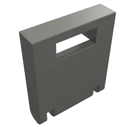 Box 2 x 2 x 2 Door with Slot / Dark Bluish Gray