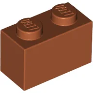 Brick 1 x 2 / Dark Orange