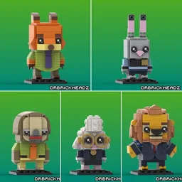 "Zootopia" Brickheadz Collection
