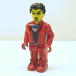 Juniors Midifig, Bank Robber with Red Legs and Black Hair / Red