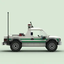 Forest Fire Service Patrol Pickup
