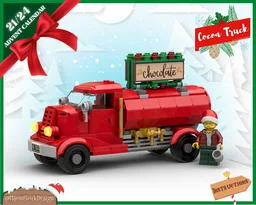 LEGO Christmas Hot Cocoa Truck Instructions - Lego Winter Village Moc