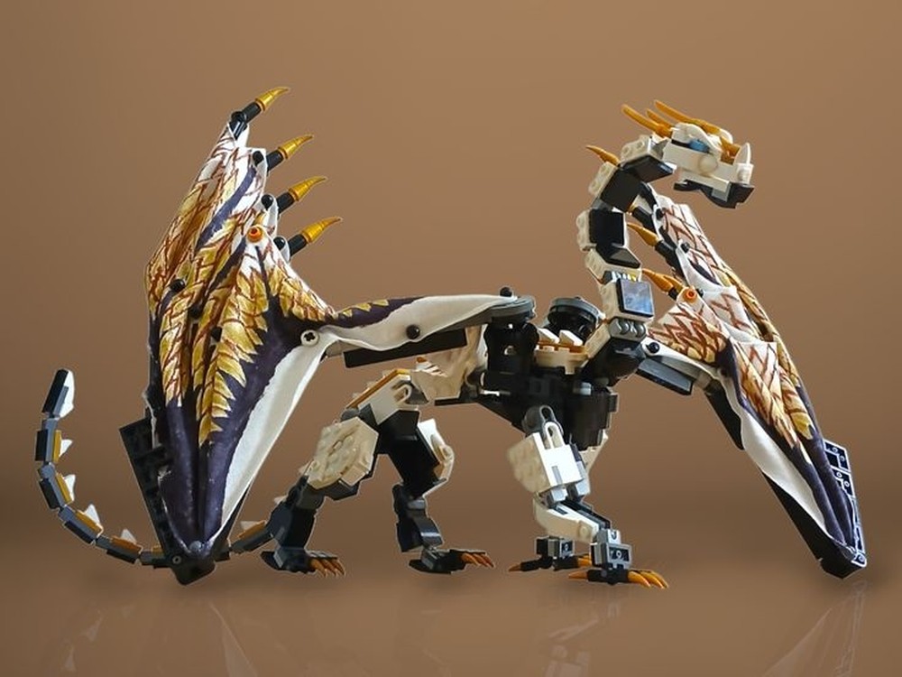 Lego Shintaran ridgeback dragon