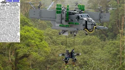 Flying Rhino Foldable VTOL Dropship