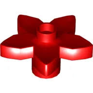 Duplo Plant, Flower with 1 Top Stud / Red